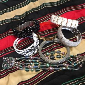 Lot of 7 bracelets -mostly vintage - 1 Kate Spade